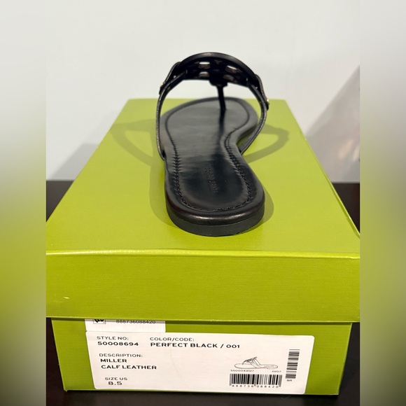 Tory Burch Miller Calf Leather | perfect black | size 8.5 - Picture 2 of 8